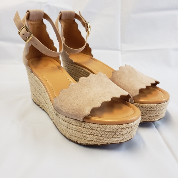 scalloped espadrilles